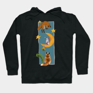 Dreamy foxes Hoodie